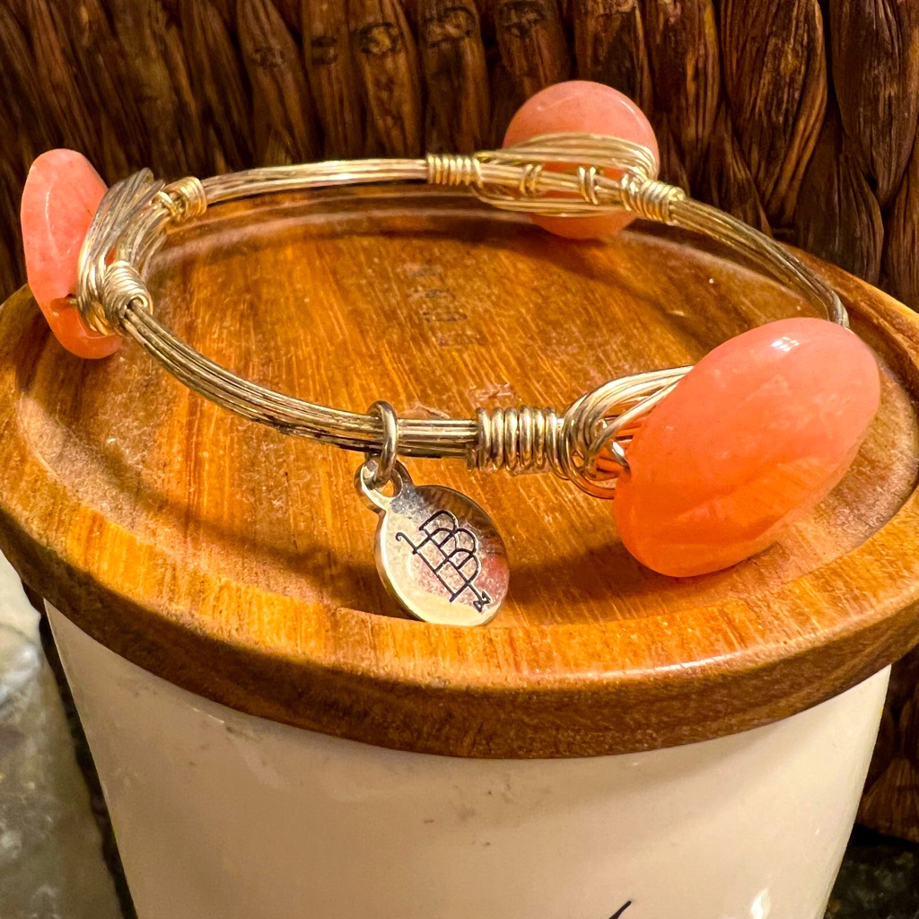 Nwot Bourbon And Boweties Pink Bracelet